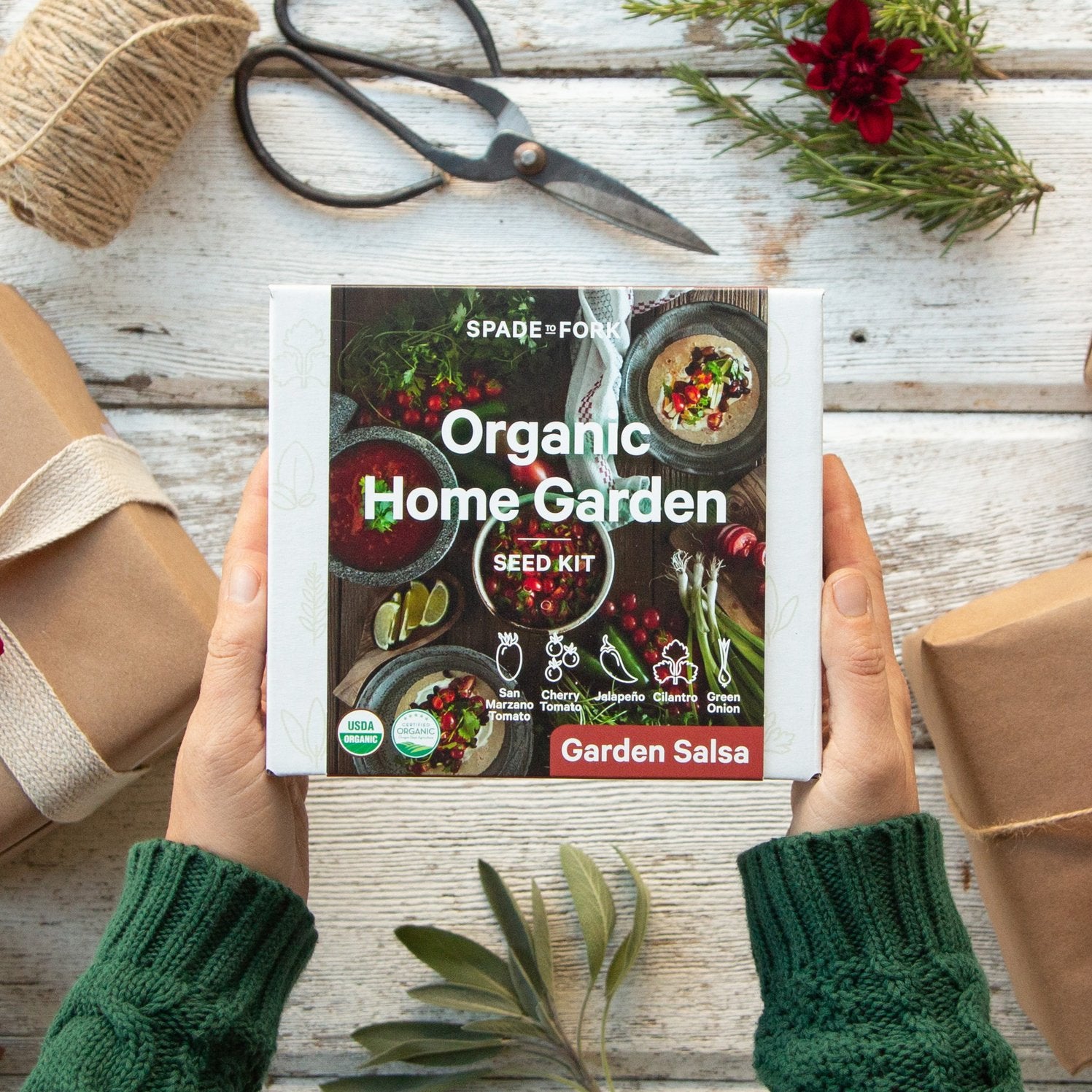salsa garden seeds Organic Garden Salsa Seed Kit