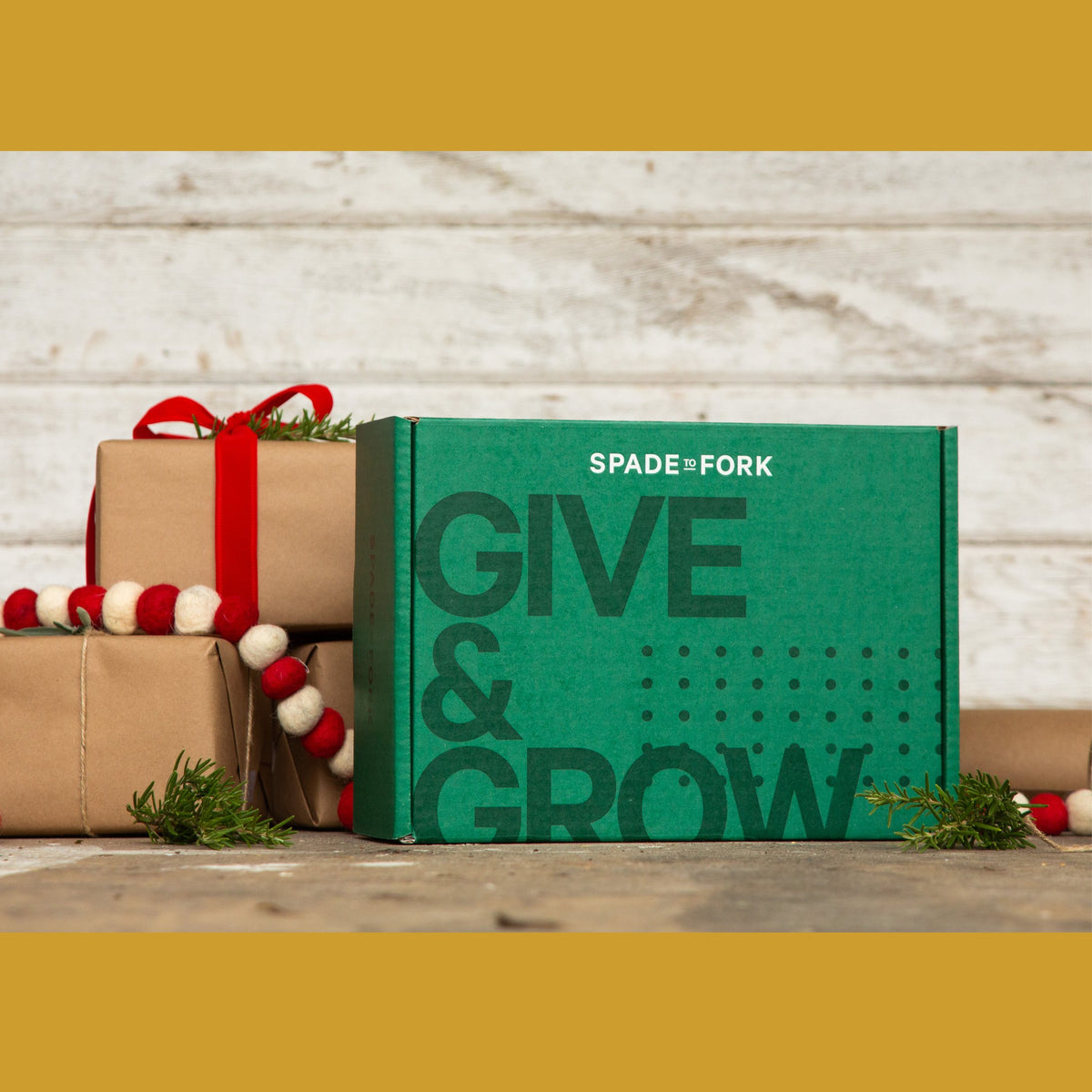 Gift Box Set - Edible Flower Garden Kit + All Purpose Fertilizer