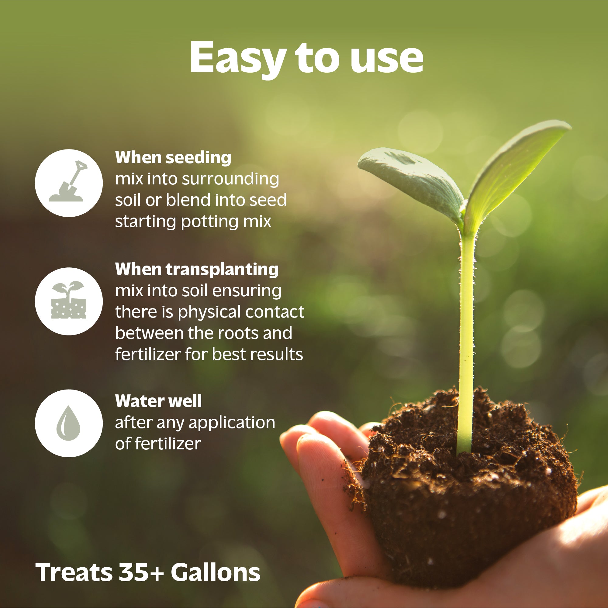 plant start fertilizer Organic Seed Starter Fertilizer