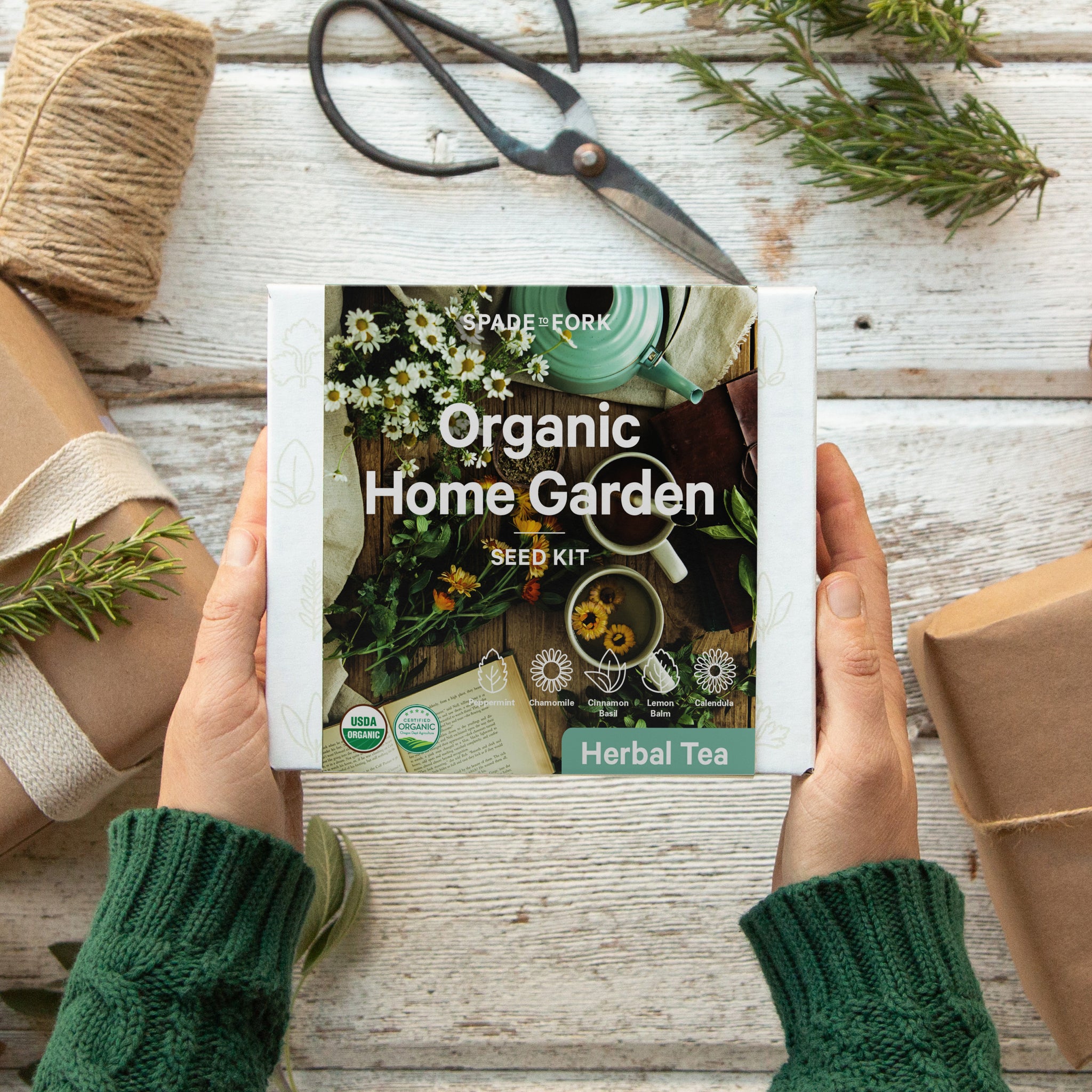 tea garden seed kit Organic Herbal Tea Seed Kit